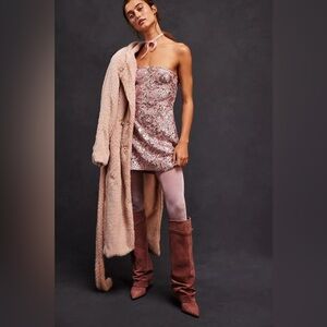 NWOT Free People Night Gaze Mini Dress